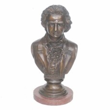 A4191SM Beethoven Bust with Marble
