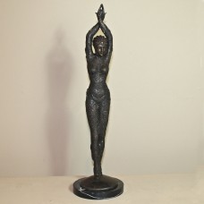 A0752 Bronze Art Deco Woman Posing
