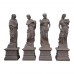 A162/A163/A164/A165 Set of 4 Neoclassical Design Four Seasons Goddess Statues in Cast Iron