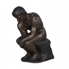 A3715 Large Bronze Statue of Auguste Rodin's The Thinker