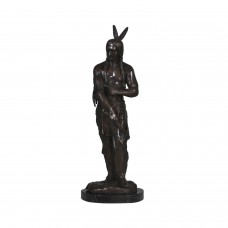 A3752 Standing Native American Indian Bronze