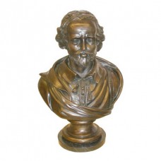 A4190 Bronze Bust of William Shakespeare 