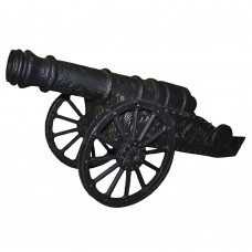 A55B Small Cast Iron Military Cannon on Wheels