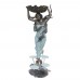 A6328  Large Bronze Fountain Of A Standing Woman Holding A Shell
