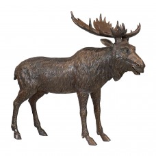 A7388 Bronze Statue of Small Moose