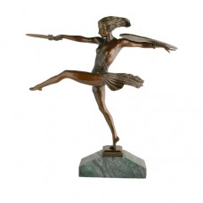 EP-064 Bronze Statue of  Woman Going Into Battle