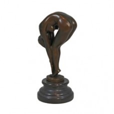 EPA-140 Bronze Statue of Woman Posing Nude 