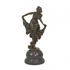 EPA-152 Bronze Statue of Woman Dancing