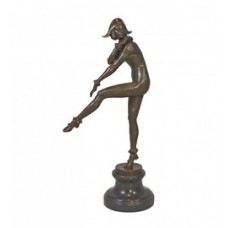 EPA-153 Bronze Statue of a Woman Dancing 