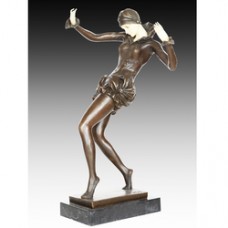 XQ-037 Bronze Statue of Woman Dancing