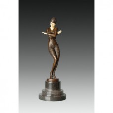 XQ-011 Bronze Statue of Woman Dancing